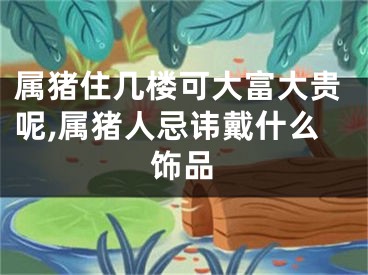 属猪住几楼可大富大贵呢,属猪人忌讳戴什么饰品