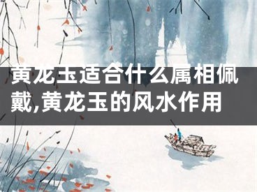 黄龙玉适合什么属相佩戴,黄龙玉的风水作用