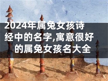 2024年属兔女孩诗经中的名字,寓意很好的属兔女孩名大全