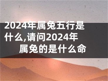 2024年属兔五行是什么,请问2024年属兔的是什么命