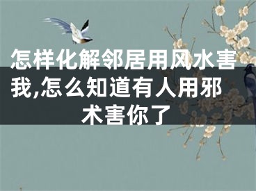 怎样化解邻居用风水害我,怎么知道有人用邪术害你了