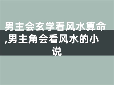 男主会玄学看风水算命,男主角会看风水的小说