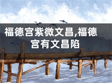 福德宫紫微文昌,福德宫有文昌陷