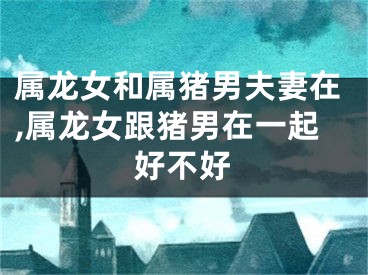 属龙女和属猪男夫妻在,属龙女跟猪男在一起好不好