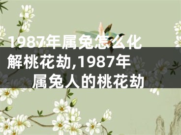 1987年属兔怎么化解桃花劫,1987年属兔人的桃花劫