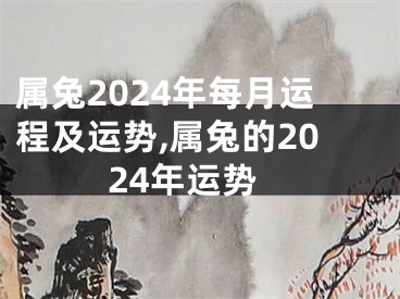 属兔2024年每月运程及运势,属兔的2024年运势
