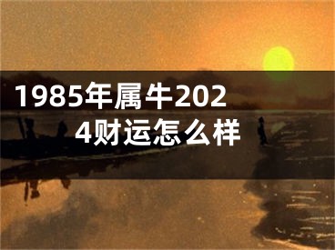 1985年属牛2024财运怎么样