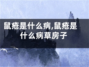 鼠疮是什么病,鼠疮是什么病草房子