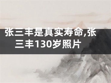 张三丰是真实寿命,张三丰130岁照片
