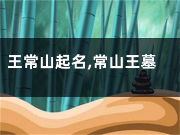 王常山起名,常山王墓