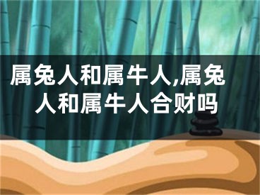 属兔人和属牛人,属兔人和属牛人合财吗