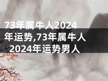 73年属牛人2024年运势,73年属牛人2024年运势男人