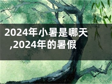 2024年小暑是哪天,2024年的暑假