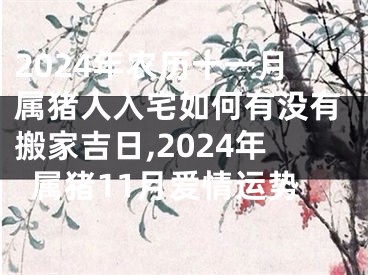 2024年农历十一月属猪人入宅如何有没有搬家吉日,2024年属猪11月爱情运势