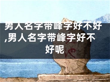 男人名字带峰字好不好,男人名字带峰字好不好呢