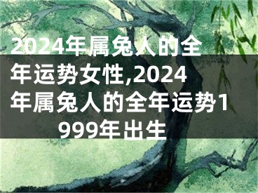2024年属兔人的全年运势女性,2024年属兔人的全年运势1999年出生