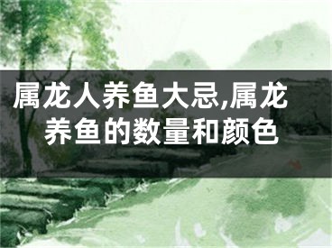 属龙人养鱼大忌,属龙养鱼的数量和颜色