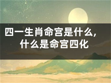 四一生肖命宫是什么,什么是命宫四化