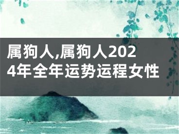 属狗人,属狗人2024年全年运势运程女性