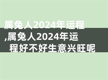 属兔人2024年运程,属兔人2024年运程好不好生意兴旺呢