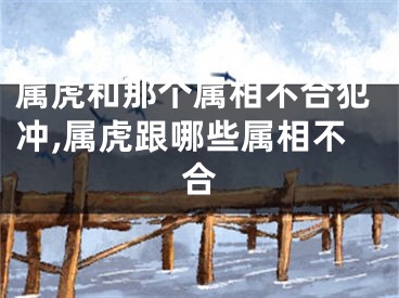 属虎和那个属相不合犯冲,属虎跟哪些属相不合