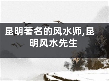 昆明著名的风水师,昆明风水先生