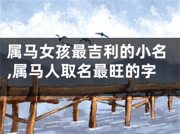 属马女孩最吉利的小名,属马人取名最旺的字