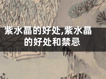 紫水晶的好处,紫水晶的好处和禁忌