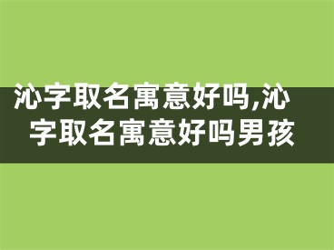 沁字取名寓意好吗,沁字取名寓意好吗男孩