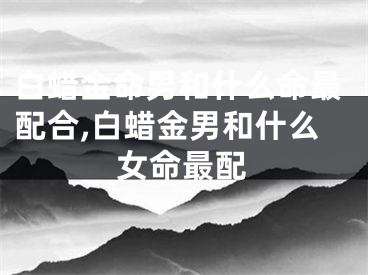 白蜡金命男和什么命最配合,白蜡金男和什么女命最配