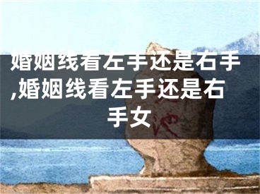 婚姻线看左手还是右手,婚姻线看左手还是右手女