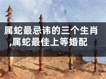 属蛇最忌讳的三个生肖,属蛇最佳上等婚配