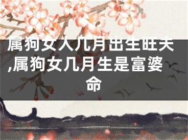 属狗女人几月出生旺夫,属狗女几月生是富婆命