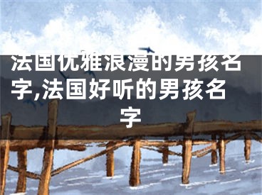 法国优雅浪漫的男孩名字,法国好听的男孩名字