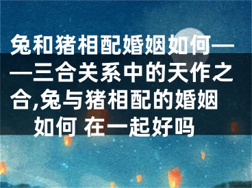 兔和猪相配婚姻如何——三合关系中的天作之合,兔与猪相配的婚姻如何 在一起好吗