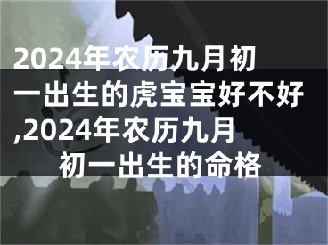 2024年农历九月初一出生的虎宝宝好不好,2024年农历九月初一出生的命格