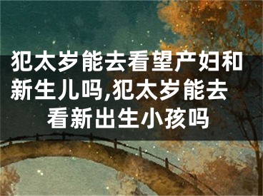 犯太岁能去看望产妇和新生儿吗,犯太岁能去看新出生小孩吗