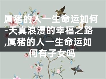 属猪的人一生命运如何-天真浪漫的幸福之路,属猪的人一生命运如何有子女吗