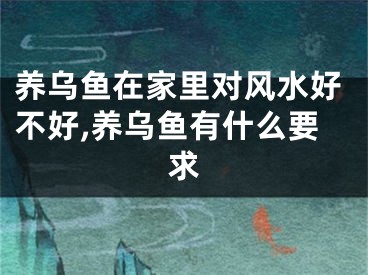养乌鱼在家里对风水好不好,养乌鱼有什么要求
