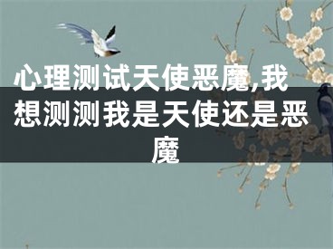 心理测试天使恶魔,我想测测我是天使还是恶魔