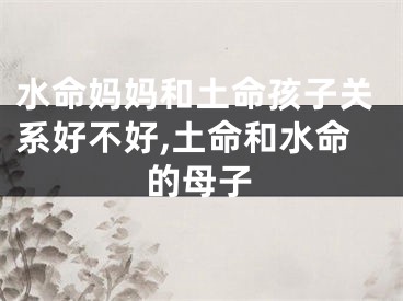水命妈妈和土命孩子关系好不好,土命和水命的母子