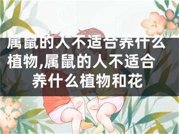 属鼠的人不适合养什么植物,属鼠的人不适合养什么植物和花