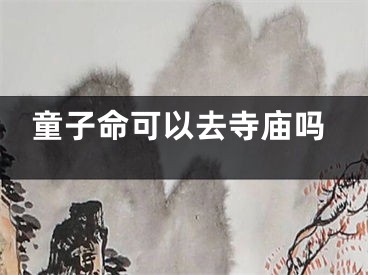 童子命可以去寺庙吗
