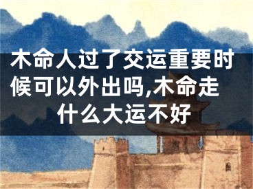 木命人过了交运重要时候可以外出吗,木命走什么大运不好