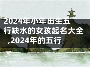 2024年小年出生五行缺水的女孩起名大全,2024年的五行