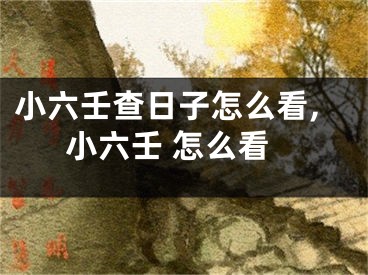 小六壬查日子怎么看,小六壬 怎么看