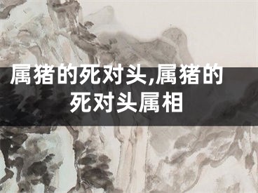属猪的死对头,属猪的死对头属相