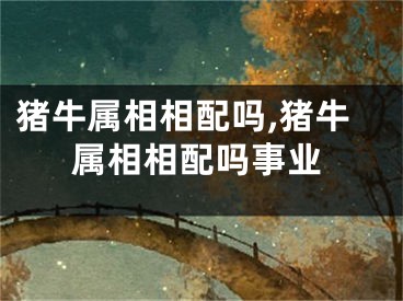 猪牛属相相配吗,猪牛属相相配吗事业