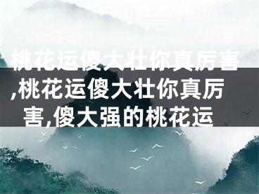桃花运傻大壮你真厉害,桃花运傻大壮你真厉害,傻大强的桃花运