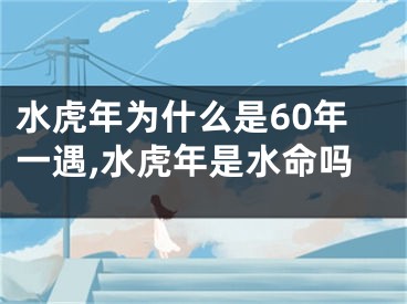 水虎年为什么是60年一遇,水虎年是水命吗